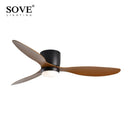 Axya White LED Ceiling Fan Light Remote Control - Modern Design