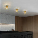 Axyaa Gold Crown Ceiling Light for Home Spaces