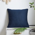 Axyaa Sea Starfish Navy Blue & Yellow Cushion Cover 45x45cm