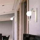 Axyaa White Wall Lights Wooden Lampshade Home Lighting