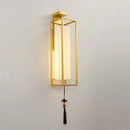 Axyaa Chinese Style Wall Lamp for Living Room Bedroom Hotel Stair Lighting