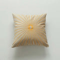 Axyaa Velvet Embroidery Cushion Cover 45x45cm - Durable Home Decor for Sofa Bed
