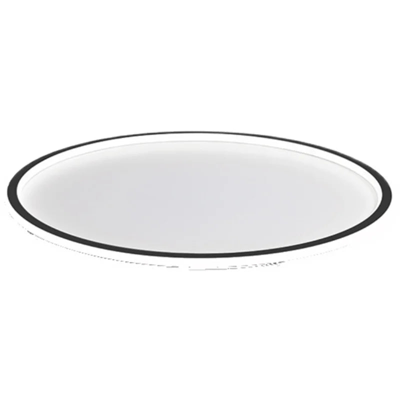 Axyaa White & Black Modern Circular Ceiling Lamp for Living Room, Bedroom, Study