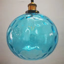 Axya Blue Glass Ball LED Pendant Light for Stylish Home Decor