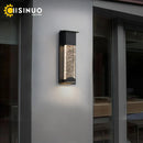 Axyaa Crystal LED Wall Light with PIR Motion Sensor for Outdoor Street Lamp