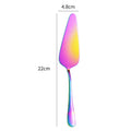 Stainless Steel Cake Divider Spoon Fork Set by Axyaa