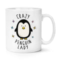 Funny Penguin Lady Ceramic Mug by Axyaa - Cute Coffee Cup Gift