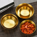 Axyaa Stainless Steel Sauce Dish Bowl Set for Kitchen Serving Tray