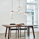 Axyaa Modern Nordic LED Glass Pendant Lights for Dining and Bedroom Decor