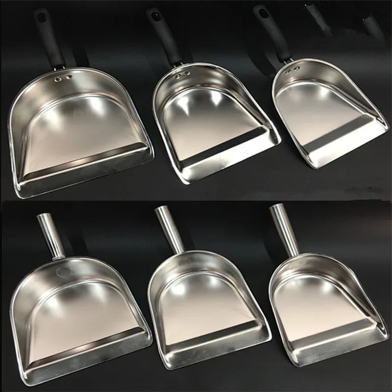 Axya Stainless Steel Kitchen Chef Shovel - Portable Handheld Cleaning Tool for Home & Garden