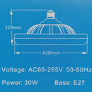 Axyaa 30W LED E27 Fan Bulb Ceiling Fixture for Bedroom Decoration