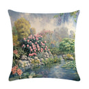 Axyaa Countryside Scenery Cushion Cover, for Stylish Sofa Decor