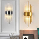 Axyaa Luxury Glass Wall Lamp: Modern LED Lighting for Home, Living Room, Bedroom