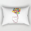 Axyaa Velvet Lumbar Pillow Cover for Sofa and Bedroom