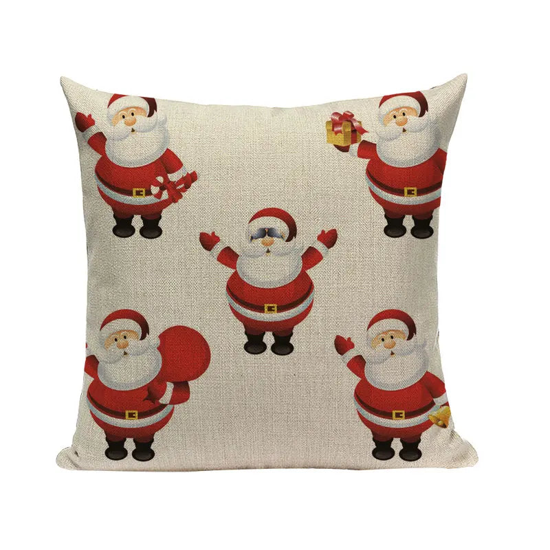 Axyaa Christmas Birthday Cushion Cover 45X45cm - Bedroom Sofa Decor Cojines