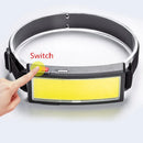 Axya COB LED Headlamp: USB Rechargeable Head Torch with Built-in Battery
