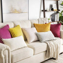 Axyaa Velvet Cushion Covers: Nordic Style Sofa Throw Pillowcase, 45x45 Home Decor
