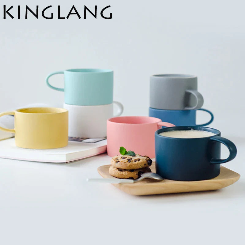 Axya Matte Mug Set - Nordic Style Coffee Mugs
