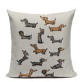 Axyaa Cartoon Animal Pillowcase for Sofa Bed - Cute Decorative Cushion Cover