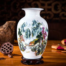 Axyaa Jingdezhen Chinese Ceramic Vase Home Decoration Palace Ornament