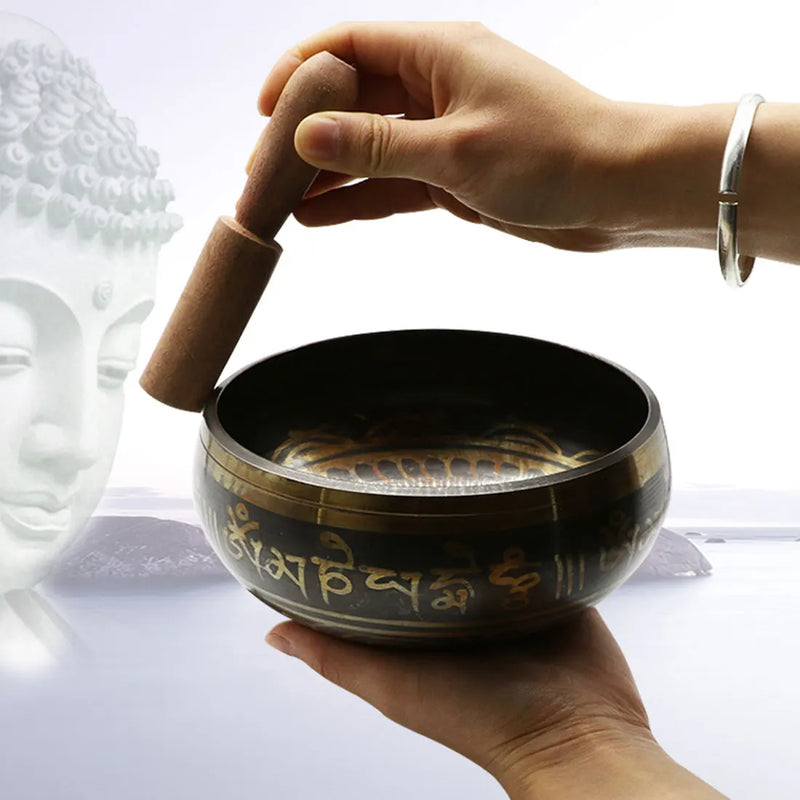 Axya Tibetan Singing Bowl Decorative Wall Dishes