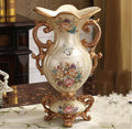 Axyaa Luxury Palace Resin Vase Figurine for Home Decor & Wedding Gift