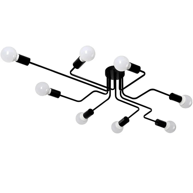 Axyaa Retro Industrial Wrought Iron Ceiling Light for Home Kitchen Cafe Bar Dinning