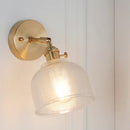 Axyaa Nordic Glass Wall Lamp LED Sconce Vintage Edison Lighting