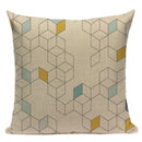 Axyaa Geometric Cushion Covers - Monkey Horse Print, Custom Home Décor, Throw Pillows