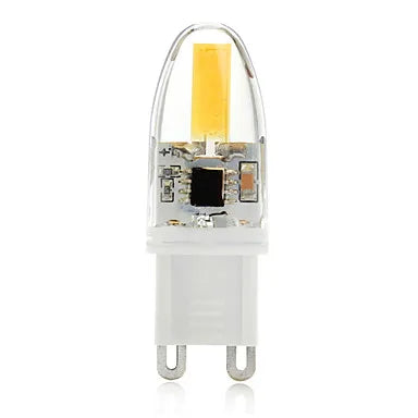 Axyaa 5pcs 2W LED G9 Bulb 220V COB 160LM Chandelier Lights Replace Halogen