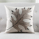 Axyaa Tropical Leaves Herbarium Fern Cushion Cover for Home Decor 45x45cm/30x50cm