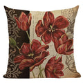 Retro Flower Cushion Cover - Axyaa Brand - Home Decor Luxury Pillows