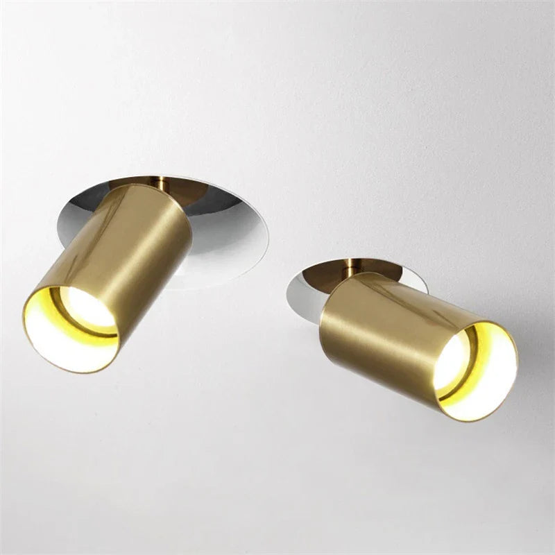 Axyaa Golden LED Ceiling Lights for Living Room and Dining Room