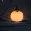 Axyaa Nordic Glass Ball Pendant Light - Copper Vintage Hanging Lamp