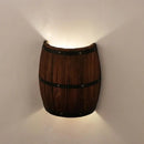Axyaa Vintage Barrel Wall Lamp with LED for Home and Commercial Spaces