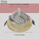 Axyaa Modern Wood 5W LED Recessed Ceiling Light for Living Room, Bedroom, Bathroom