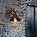 Axyaa Industrial Iron Pipe Wall Lamp for Bedroom, Cafe, and Staircase Lighting Fixtures