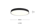 Axyaa Nordic Copper LED Ceiling Lights - Modern Minimalist Acrylic Ceiling Lamps
