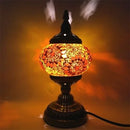 Mediterranean Style Turkish Table Lamp by Axyaa: Hand-Inlaid Glass Mosaic for Bedroom & Living Room