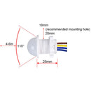 Axyaa Smart Closet PIR Sensor Switch 110V 220V LED Infrared Motion Detection Light