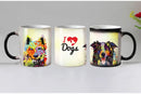 Color Changing Pop Art Dogs Mug, 11oz, Axyaa Brand