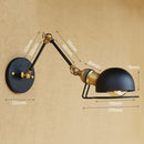 Axyaa Industrial Vintage Swing Arm Wall Sconce