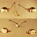 Axyaa Industrial Vintage Wall Lamp Double Swing Arm Sconce Fixtures