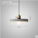 Axyaa Nordic Cement Pendant Lights: Creative Vintage Dinning Room Luminaire