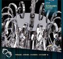 Axyaa Modern Crystal Chandelier Indoor Pendant Living Room Lamp