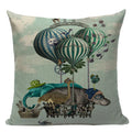 Axyaa Nordic Dog Lion Bunny Home Decor Pillow Case Sofa Cover 45x45cm Square