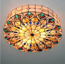 Axyaa Meditteranean Sea Shell Peacock Tail Ceiling Light with E27 Holder