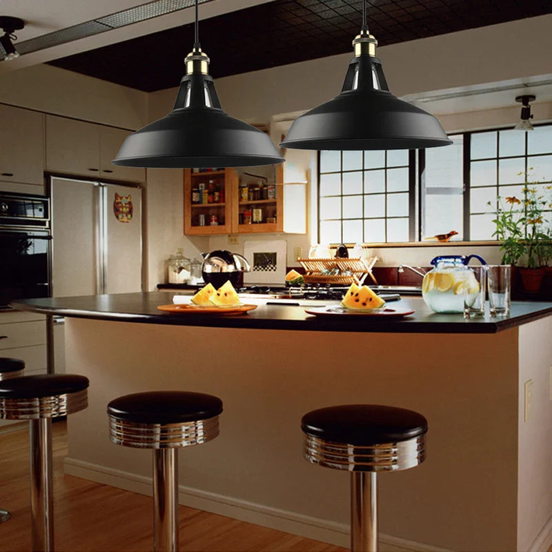 Axyaa Retro Loft Hollow Single Head Pendant Chandelier