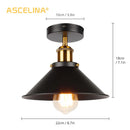 Axyaa Vintage Industrial Ceiling Chandelier for Restaurant Bedroom Lighting