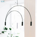 Axyaa Postmodern Arch Chandelier: Creative Personality Design for Home, Restaurant, Café, Study